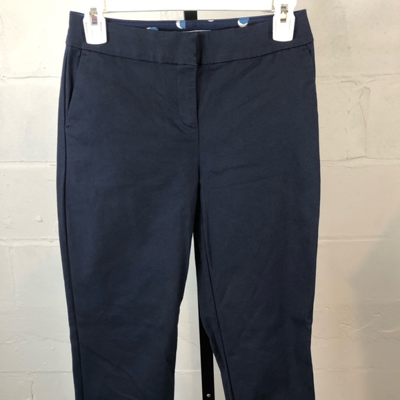 Boden Richmond Navy Blue Pants Size 2R Ankle Cropped #i25 - Picture 3 of 9